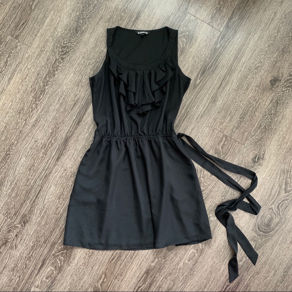 Express Sleeveless Ruffle Dress